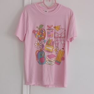 Pink Graphic Kids T-Shirt